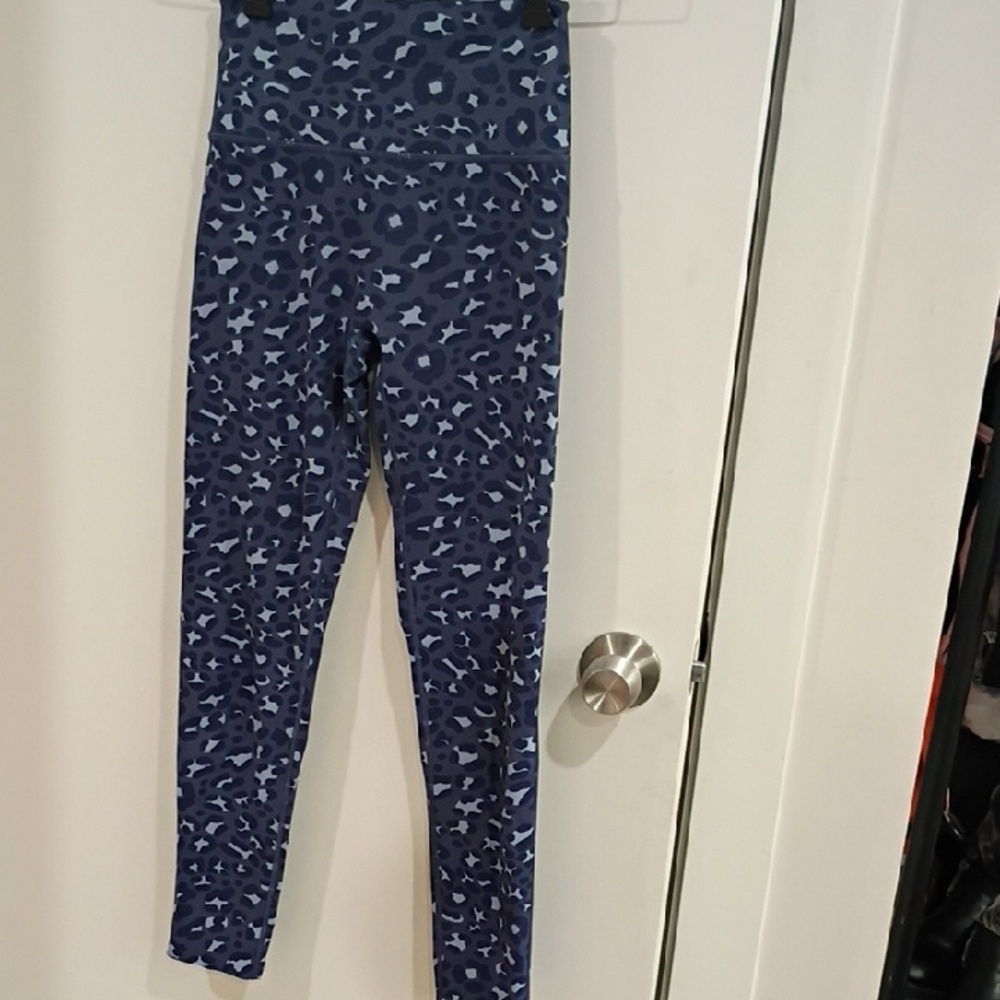 Aerie Blue Patterned Leggings